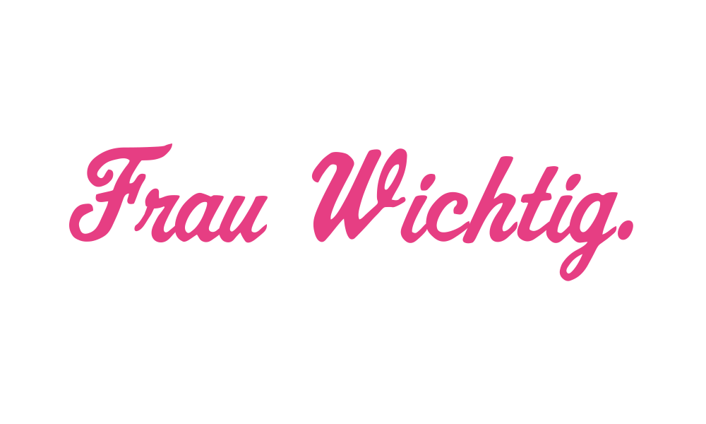 Corporate Design Frau Wichtig.