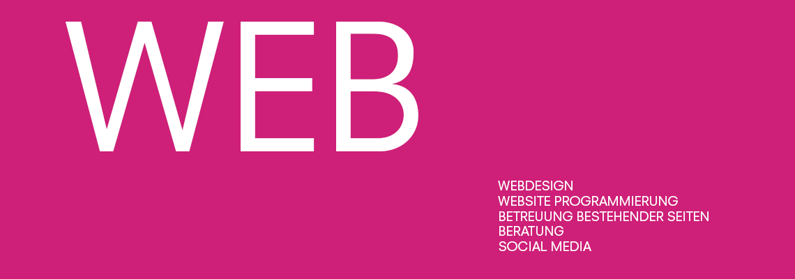 Webdesign, Website Programmierung, Betreuung bestehender Seite, Beratung, Social Media